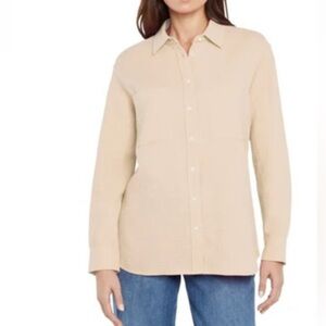 GAP Women’s Gauze Button-Up Shirt – NWT 👚✨